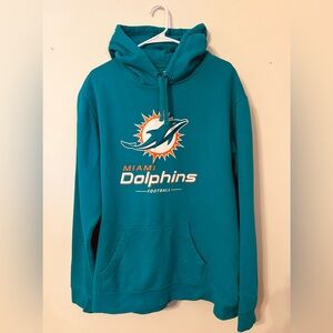 Fanatics Miami Dolphins Men’s Hooded Sweatshirt, Size 2XL